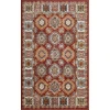 Loomaknoti Alsbrooke Delary Orange/Cream EA005 3 ft. 3 in. X 5 ft. 3 in. Rectangle Rug