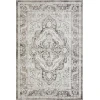 Loomaknoti Rhane Valok Gray/Cream ER003 4 ft. X 6 ft. Rectangle Rug