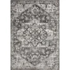 Loomaknoti Rhane Alemern Gray/Cream ER019 9 ft. 10 in. X 12 ft. 10 in. Rectangle Rug