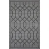 Loomaknoti Breyleigh Chendler Gray/Gray EB001 3 ft. X 5 ft. Rectangle Rug