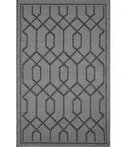 Loomaknoti Breyleigh Chendler Gray/Gray EB001 3 ft. X 5 ft. Rectangle Rug