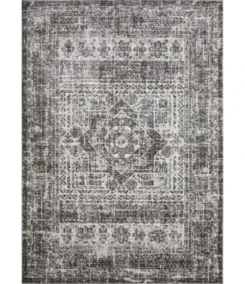 Loomaknoti Rhane Andallie Gray/Cream ER016 9 ft. 10 in. X 12 ft. 10 in. Rectangle Rug