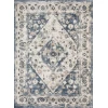 Loomaknoti Kehleigh Zofionz Blue/Cream EK004 9 ft. 10 in. X 12 ft. 10 in. Rectangle Rug