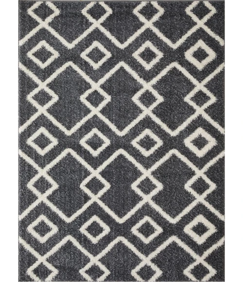 Loomaknoti Vemoa Adeta Blue/Cream EV001 6 ft. 7” X 9 ft. 2” Rectangle Rug