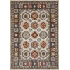 Loomaknoti Alsbrooke Delary Cream/Beige EA005 6 ft. 7 in. X 9 ft. 2 in. Rectangle Rug
