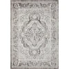 Loomaknoti Rhane Valok Gray/Cream ER003 5 ft. 3 in. X 7 ft. 3 in. Rectangle Rug