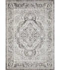 Loomaknoti Rhane Valok Gray/Cream ER003 5 ft. 3 in. X 7 ft. 3 in. Rectangle Rug