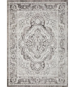 Loomaknoti Rhane Valok Gray/Cream ER003 5 ft. 3 in. X 7 ft. 3 in. Rectangle Rug