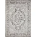 Loomaknoti Rhane Valok Gray/Cream ER003 5 ft. 3 in. X 7 ft. 3 in. Rectangle Rug
