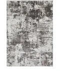 Loomaknoti Rhane Alelone Gray/Cream ER010 7 ft. 10 in. X 9 ft. 10 in. Rectangle Rug