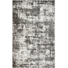 Loomaknoti Rhane Vailin Gray/Cream ER001 3 ft. 3 in. X 5 ft. 3 in. Rectangle Rug