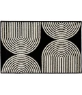Loomaknoti Tecopa Milburm Black/White ETR05BLW50 4 ft.  X 6 ft.  Rectangle Rug