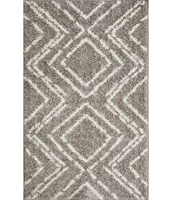 Loomaknoti Vemoa Armeley Gray/Cream EV004 3 ft. 3 in. X 5 ft. 3 in. Rectangle Rug