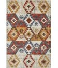 Loomaknoti Alsbrooke Bradin Cream/Orange EA003 4 ft. X 6 ft. Rectangle Rug