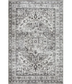 Loomaknoti Rhane Alvner Gray/Cream ER018 4 ft. X 6 ft. Rectangle Rug