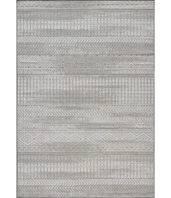Loomaknoti Breyleigh Canderz Cream/Gray EB008 7 ft. 10 in. X 9 ft. 10 in. Rectangle Rug