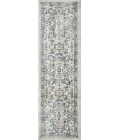 Loomaknoti Kehleigh Otindas Cream/Blue EK010 2 ft. X 6 ft. 7 in. Rectangle Rug