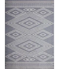 Loomaknoti Kissandrah Bayrend Gray/Cream EKI005 9 ft. 10 in. X 12 ft. 10 in. Rectangle Rug