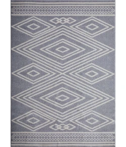 Loomaknoti Kissandrah Bayrend Gray/Cream EKI005 9 ft. 10 in. X 12 ft. 10 in. Rectangle Rug