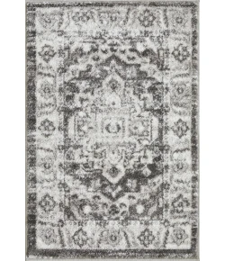 Loomaknoti Rhane Alvner Gray/Cream ER018 2 ft. X 3 ft. Rectangle Rug