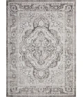 Loomaknoti Rhane Valok Gray/Cream ER003 7 ft. 10 in. X 9 ft. 10 in. Rectangle Rug