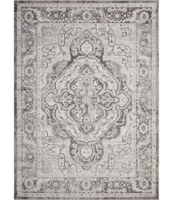 Loomaknoti Rhane Valok Gray/Cream ER003 7 ft. 10 in. X 9 ft. 10 in. Rectangle Rug
