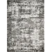 Loomaknoti Rhane Vailin Gray/Cream ER001 6 ft. 7 in. X 9 ft. 2 in. Rectangle Rug