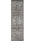 Loomaknoti Rhane Vaild Gray/Cream ER006 2 ft. X 6 ft. 7 in. Rectangle Rug
