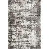 Loomaknoti Rhane Vailin Gray/Cream ER001 2 ft. X 3 ft. Rectangle Rug