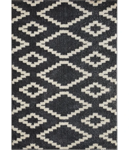 Loomaknoti Vemoa Aslayn Blue/Cream EV002 9 ft. 10 in. X 12 ft. 10 in. Rectangle Rug