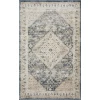 Loomaknoti Kehleigh Abagail Blue/Cream EK002 3 ft. 3 in. X 5 ft. 3 in. Rectangle Rug