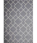 Loomaknoti Kissandrah Bleyana Gray/Cream EKI004 6 ft. 7 in. X 9 ft. 2 in. Rectangle Rug