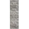 Loomaknoti Rhane Vandian Cream/Gray ER005 2 ft. X 6 ft. 7 in. Rectangle Rug