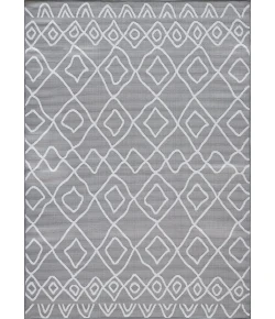 Loomaknoti Breyleigh Calvyn Gray/Cream EB004 7 ft. 10 in. X 9 ft. 10 in. Rectangle Rug