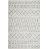 Loomaknoti Kissandrah Barzenski Cream/Gray EKI007 3 ft. 3 in. X 5 ft. 3 in. Rectangle Rug