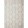 Loomaknoti Kissandrah Brynder Cream/Gray EKI001 6 ft. 7 in. X 9 ft. 2 in. Rectangle Rug