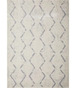Loomaknoti Kissandrah Brynder Cream/Gray EKI001 6 ft. 7 in. X 9 ft. 2 in. Rectangle Rug
