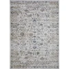 Loomaknoti Kehleigh Oviel Cream/Blue EK013 7 ft. 10 in. X 9 ft. 10 in. Rectangle Rug