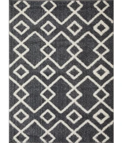 Loomaknoti Vemoa Adeta Blue/Cream EV001 7 ft. 10 in. X 9 ft. 10 in. Rectangle Rug