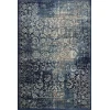 Loomaknoti Aysal Alazah Blue/Cream EAY001 4 ft. X 6 ft. Rectangle Rug