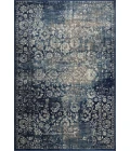 Loomaknoti Aysal Alazah Blue/Cream EAY001 4 ft. X 6 ft. Rectangle Rug