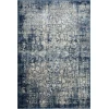 Loomaknoti Aysal Athna Cream/Blue EAY003 4 ft. X 6 ft. Rectangle Rug
