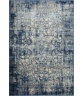 Loomaknoti Aysal Athna Cream/Blue EAY003 4 ft. X 6 ft. Rectangle Rug