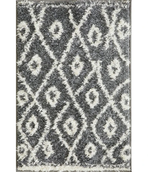 Loomaknoti Vemoa Avonako Blue/Cream EV003 2 ft.  X 3 ft.  Rectangle Rug