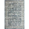 Loomaknoti Kehleigh Oviel Blue/Cream EK013 4 ft. X 6 ft. Rectangle Rug