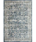 Loomaknoti Kehleigh Oviel Blue/Cream EK013 4 ft. X 6 ft. Rectangle Rug