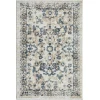 Loomaknoti Kehleigh Otindas Cream/Blue EK010 2 ft. X 3 ft. Rectangle Rug