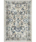 Loomaknoti Kehleigh Otindas Cream/Blue EK010 2 ft. X 3 ft. Rectangle Rug