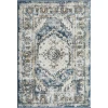 Loomaknoti Kehleigh Auborn Blue/Cream EK011 2 ft. X 3 ft. Rectangle Rug