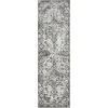 Loomaknoti Rhane Adleigh Cream/Gray ER012 2 ft. X 6 ft. 7 in. Rectangle Rug